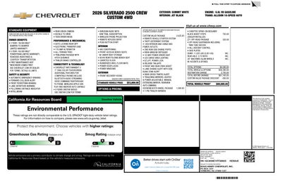2026 Chevrolet Silverado 2500 HD Custom