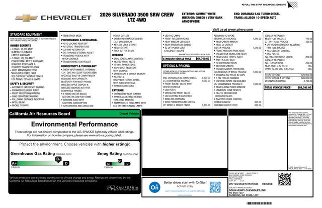 2026 Chevrolet Silverado 3500 HD LTZ