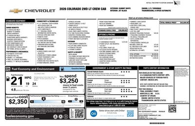 2026 Chevrolet Colorado LT