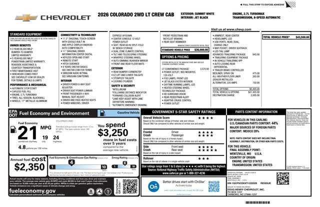 2026 Chevrolet Colorado LT