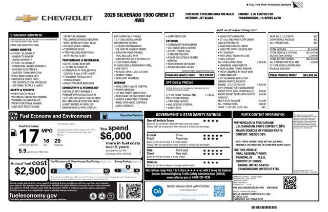 2026 Chevrolet Silverado 1500 LT