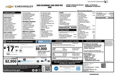 2026 Chevrolet Silverado 1500 RST