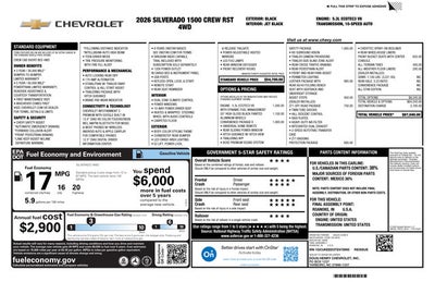 2026 Chevrolet Silverado 1500 RST