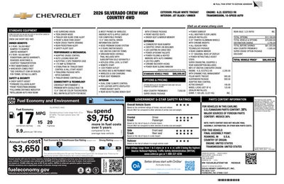 2026 Chevrolet Silverado 1500 High Country