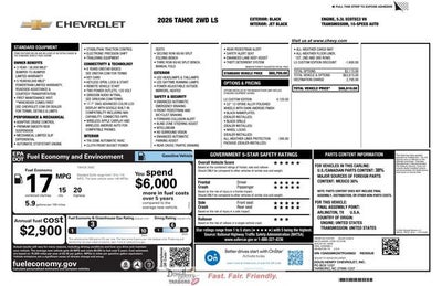 2026 Chevrolet Tahoe LS