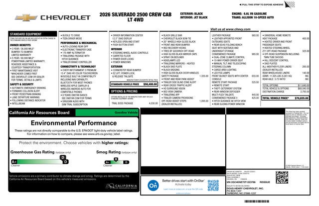 2026 Chevrolet Silverado 2500 HD LT