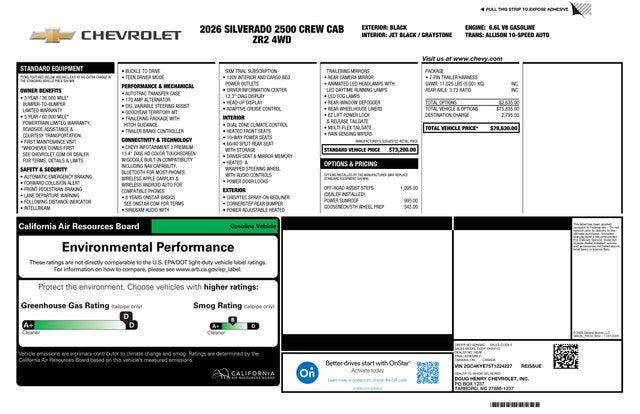 2026 Chevrolet Silverado 2500 HD ZR2