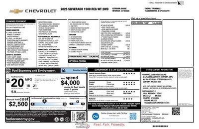 2026 Chevrolet Silverado 1500 WT