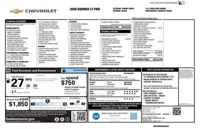 2026 Chevrolet Equinox LT
