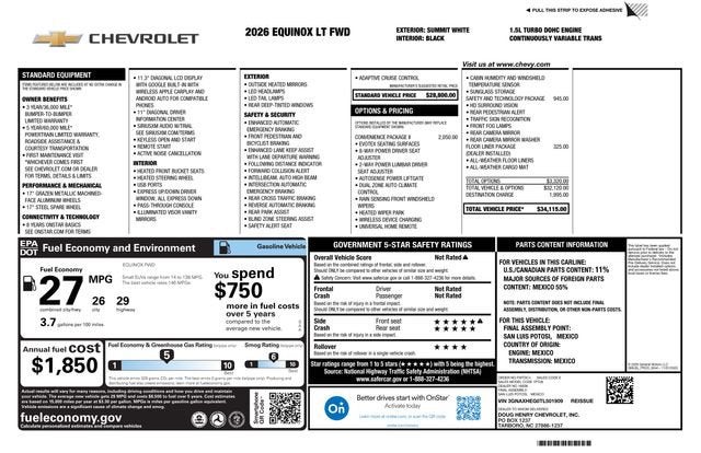 2026 Chevrolet Equinox LT