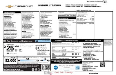 2026 Chevrolet Blazer 2LT