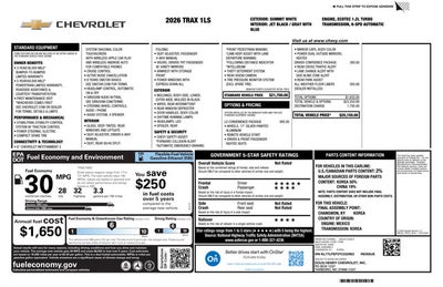 2026 Chevrolet Trax LS