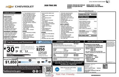 2026 Chevrolet Trax 2RS